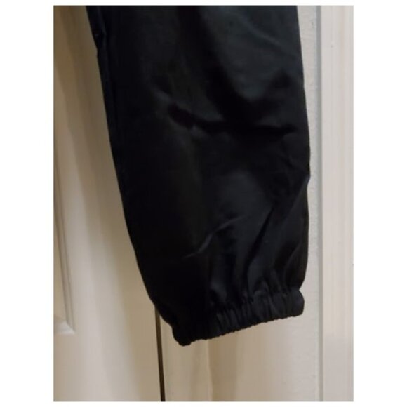 J for Justify Sleeveless Black & White Tie Waist Cargo Jumpsuit Size M - Picture 9 of 16